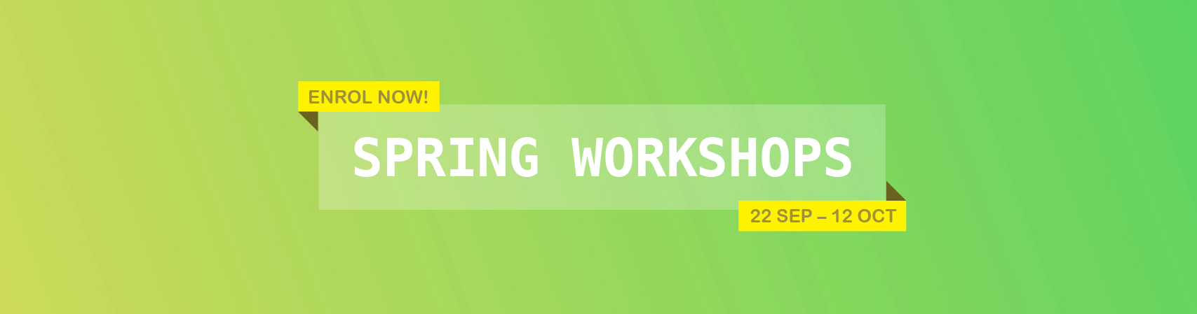 Spring 2025 Workshops